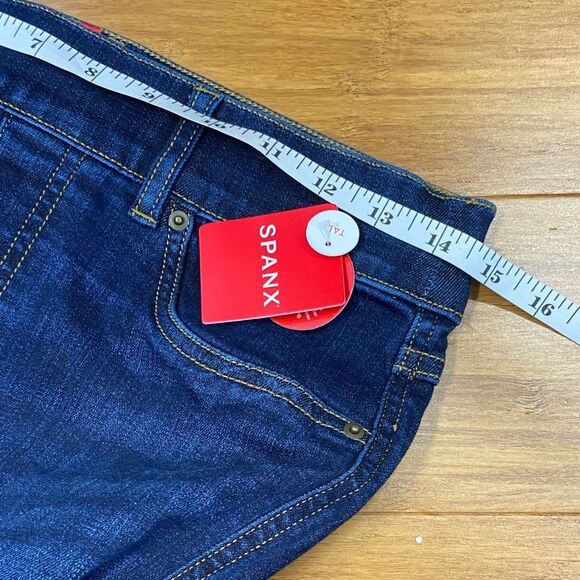 NWT SPANX Midnight Shade Flare Jeans size Small Tall - Picture 7 of 8